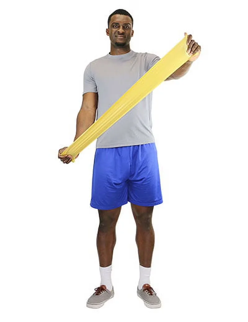 Quality Home Gym Accessory with 5-Foot Singles, Tan - Rubber Beige CanDo Model F0D3EA