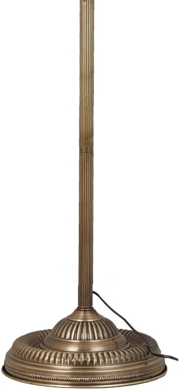Professional Floor Lamp with LED, Bohemian, Eco Friendly - Black, Brown Metal Model 09A7B4