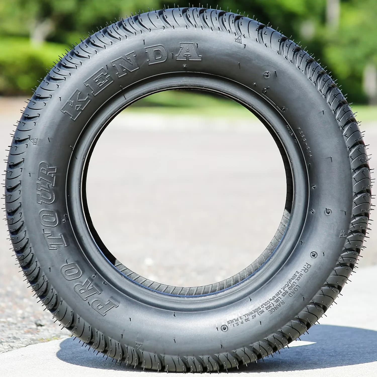 Premium Golf Cart Tire with Low Maintenance, All-Weather, Wet Or Dry - 50-10 Model B8CF86