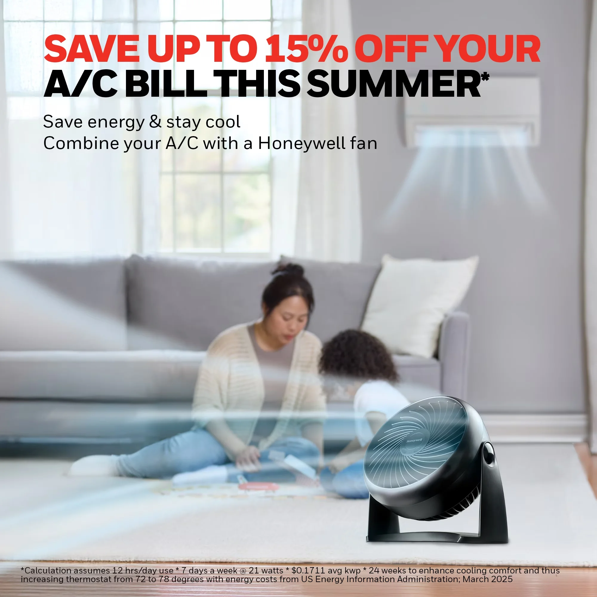 Classic Fans In Cooling with Rotating Head, 30ft. Air Circulation Power - Plastic Model E67344