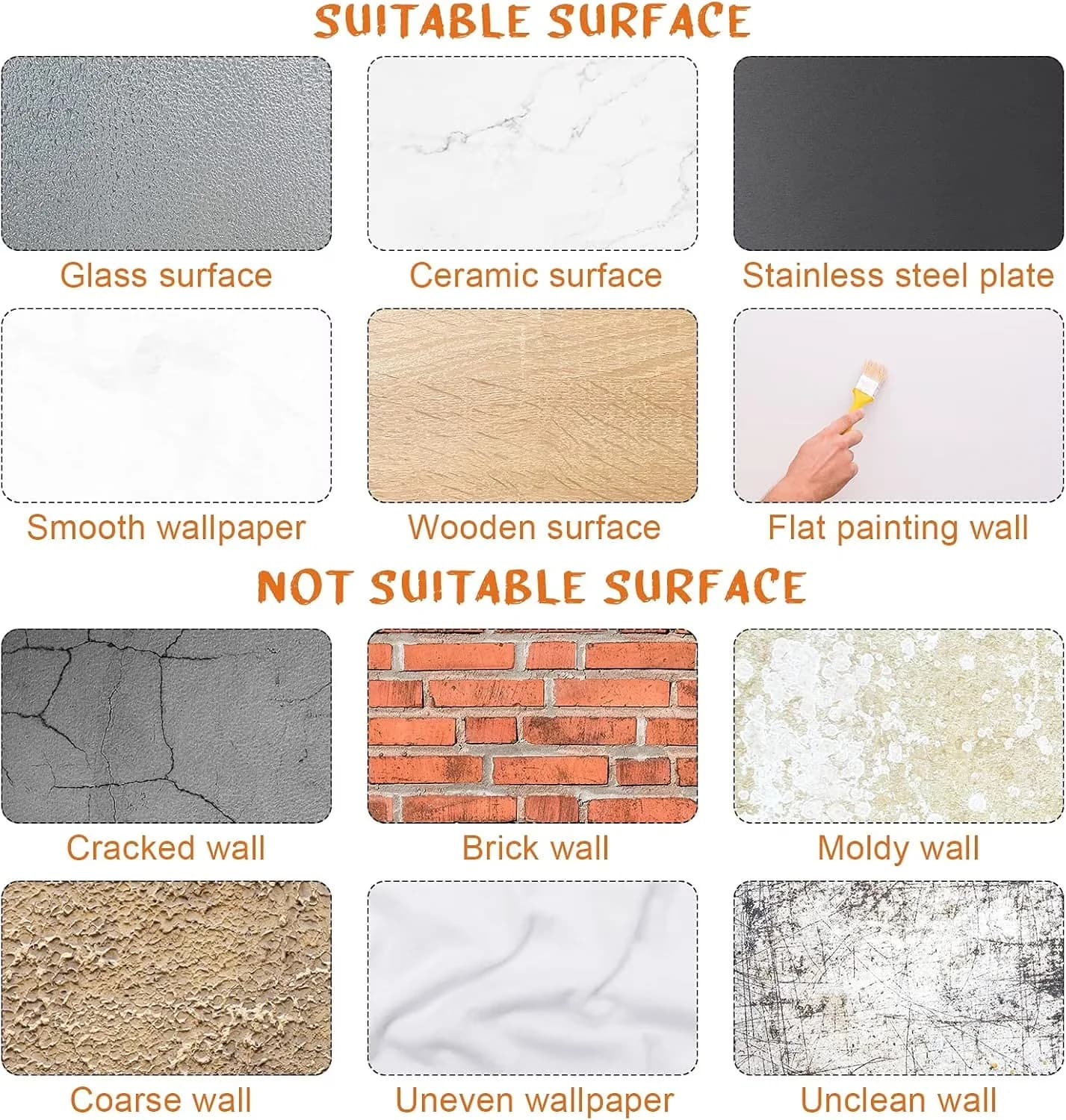Wallpaper Wall Decals Wall Covering Quality with Fade Resistant, Reusable - Black Vinyl Model 1343A5