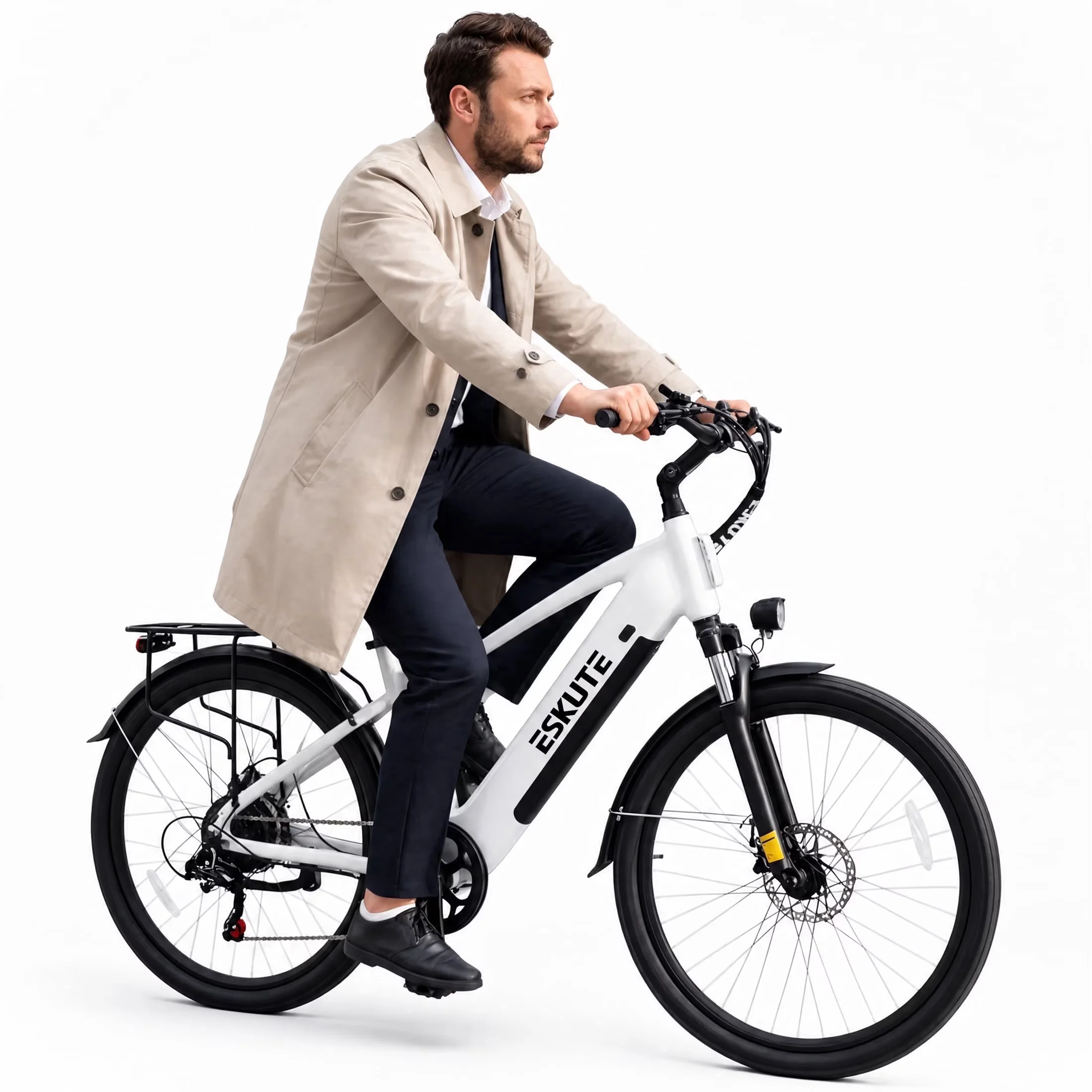Electric Bike Premium with Battery, 1300W, Adult - White 70 - Reliable Performance Model A429A8