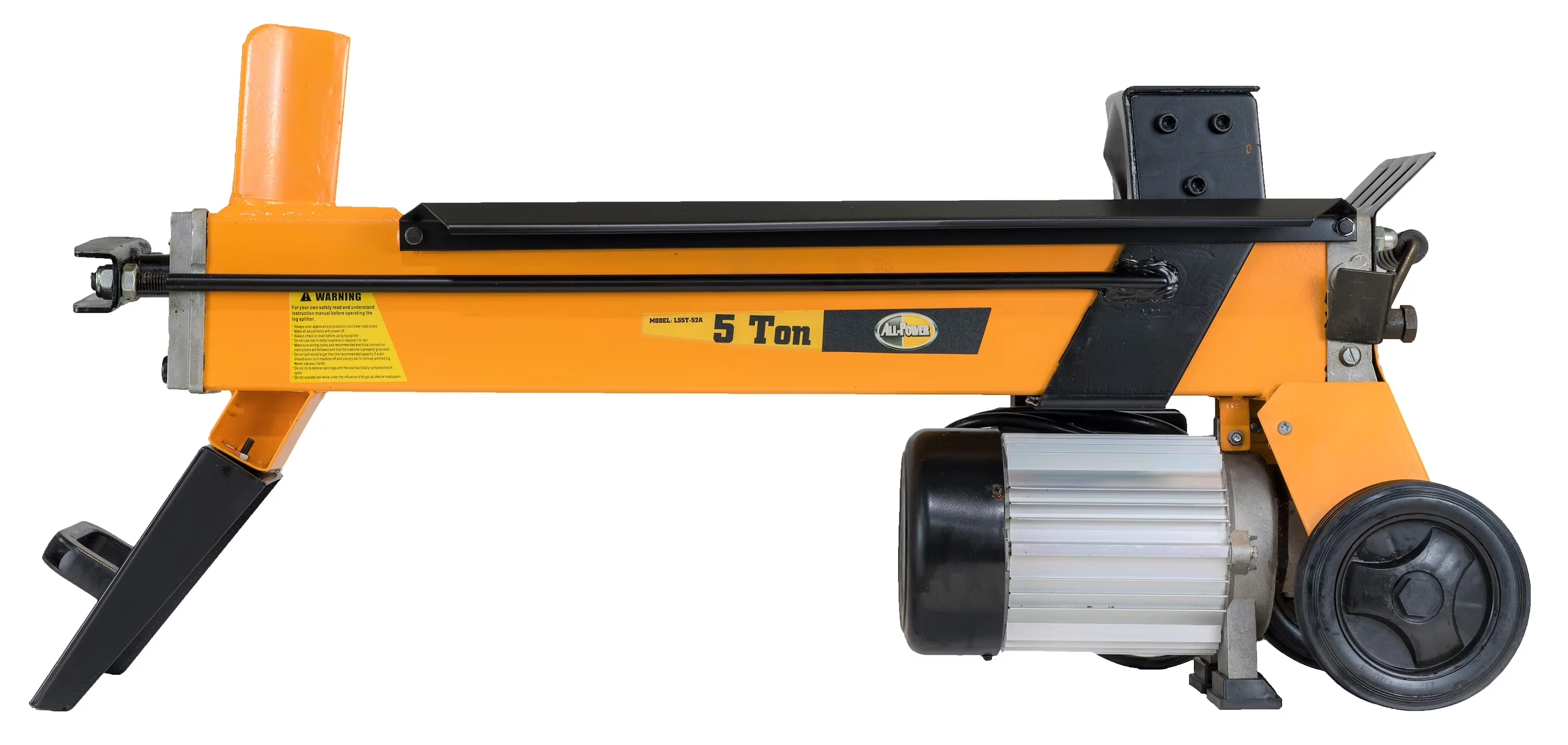 Logsplitter Versatile with 1500W, Wheeled, Portable Wood Cutter - Multicolor Model 5DDD1B