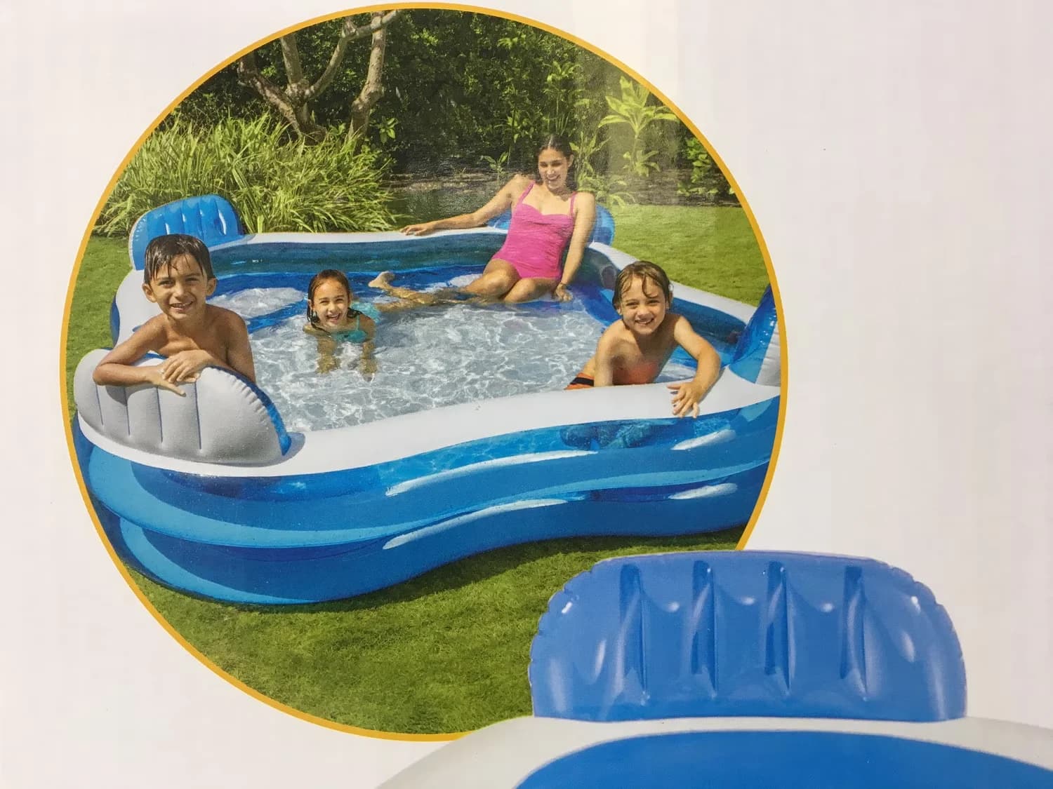 Classic Inflatable Pool with 2 drink holders - 56475EP - Built to Last Model F21EC1