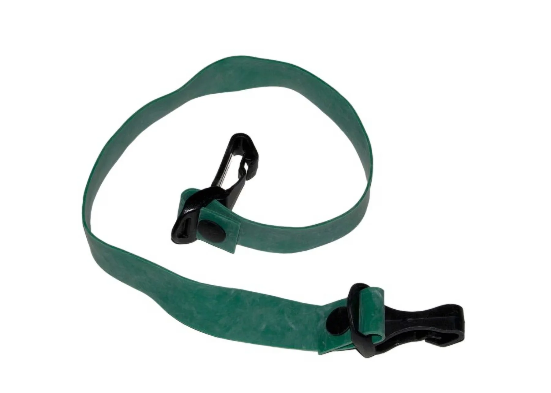 Premium Home Gym Accessory with Adjustable Straps, AccuForce low-powder exercise band - Green Elastic Model 5B7067