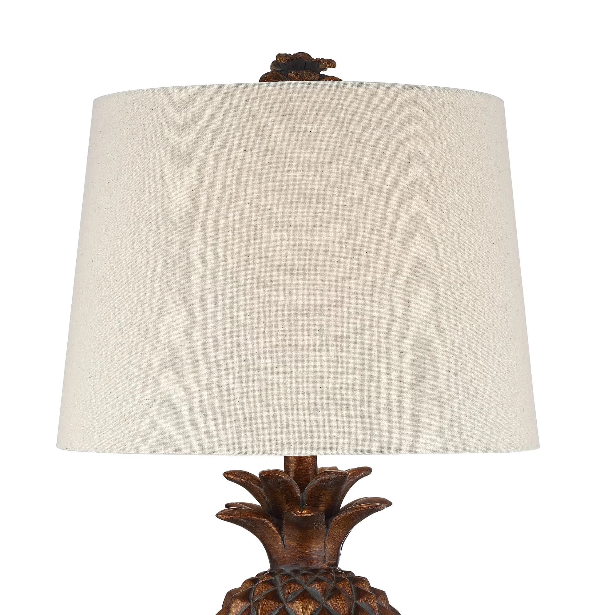 Efficient Lamp Set with Incandescent, Brown finish. Cast resin construction. - Cast Resin Brown Model E330CD