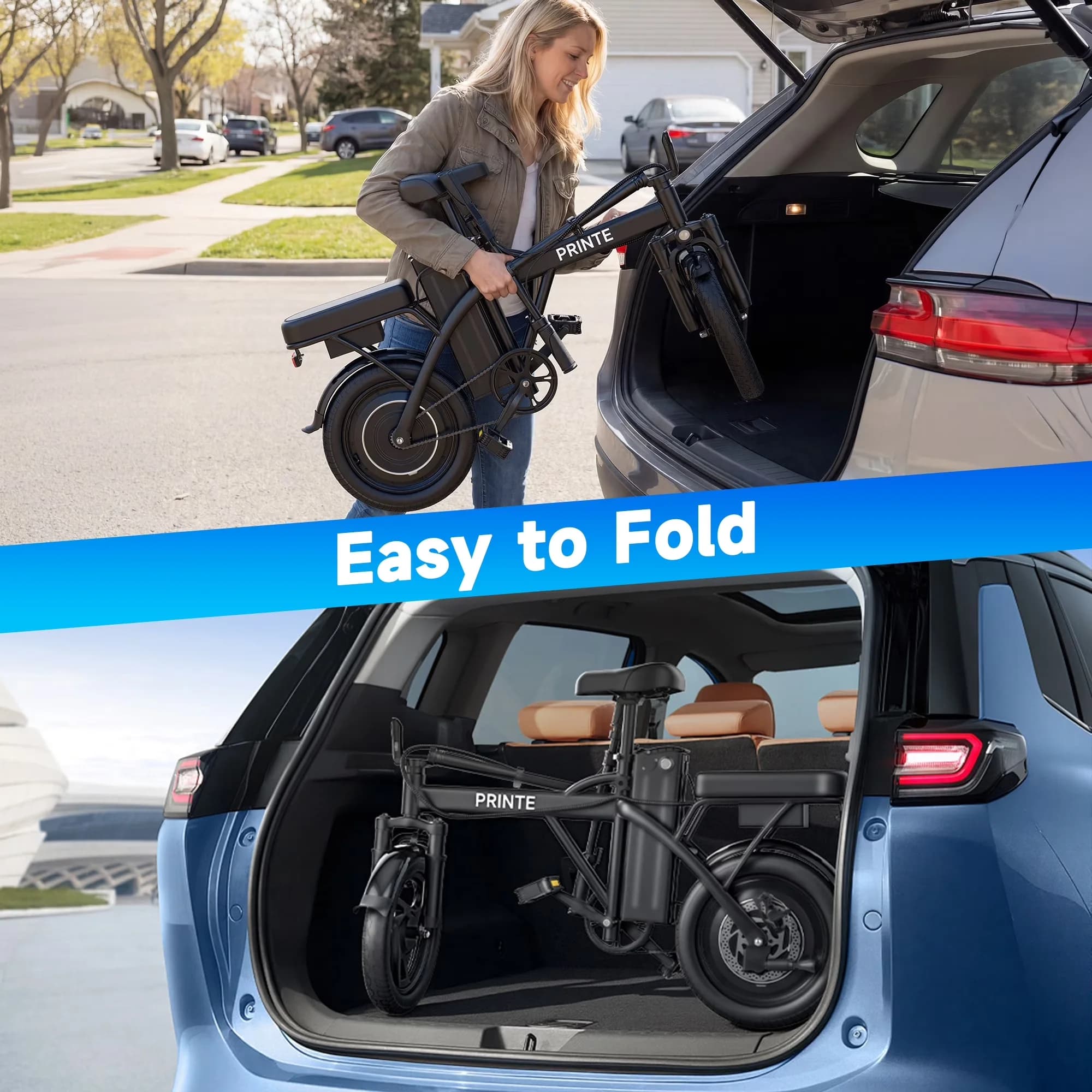 Electric Bike Stylish with 500W, 48V, Adjustable Speed - Black N14 - Reliable Performance Model BED3E9