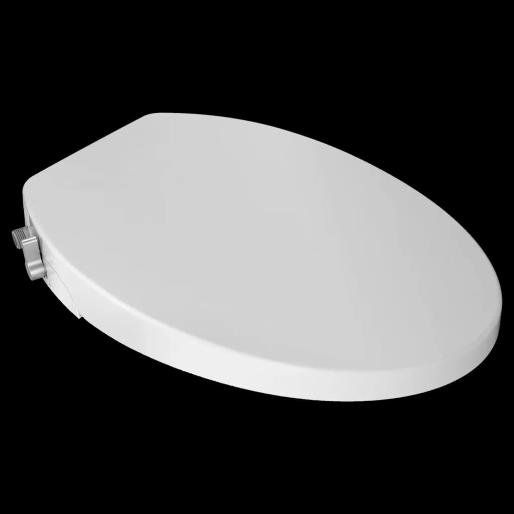 Innovative Toilet Seats And Lid with Adjustable, Material Polypropylene Plastic - White Plastic Model A5F2C8