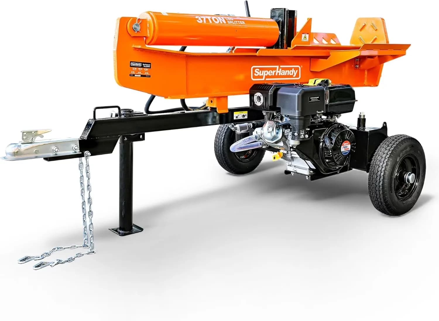 Stylish Logsplitter with Wheeled, Gas Powered Log Splitter - Reliable Performance Model D2BE8F