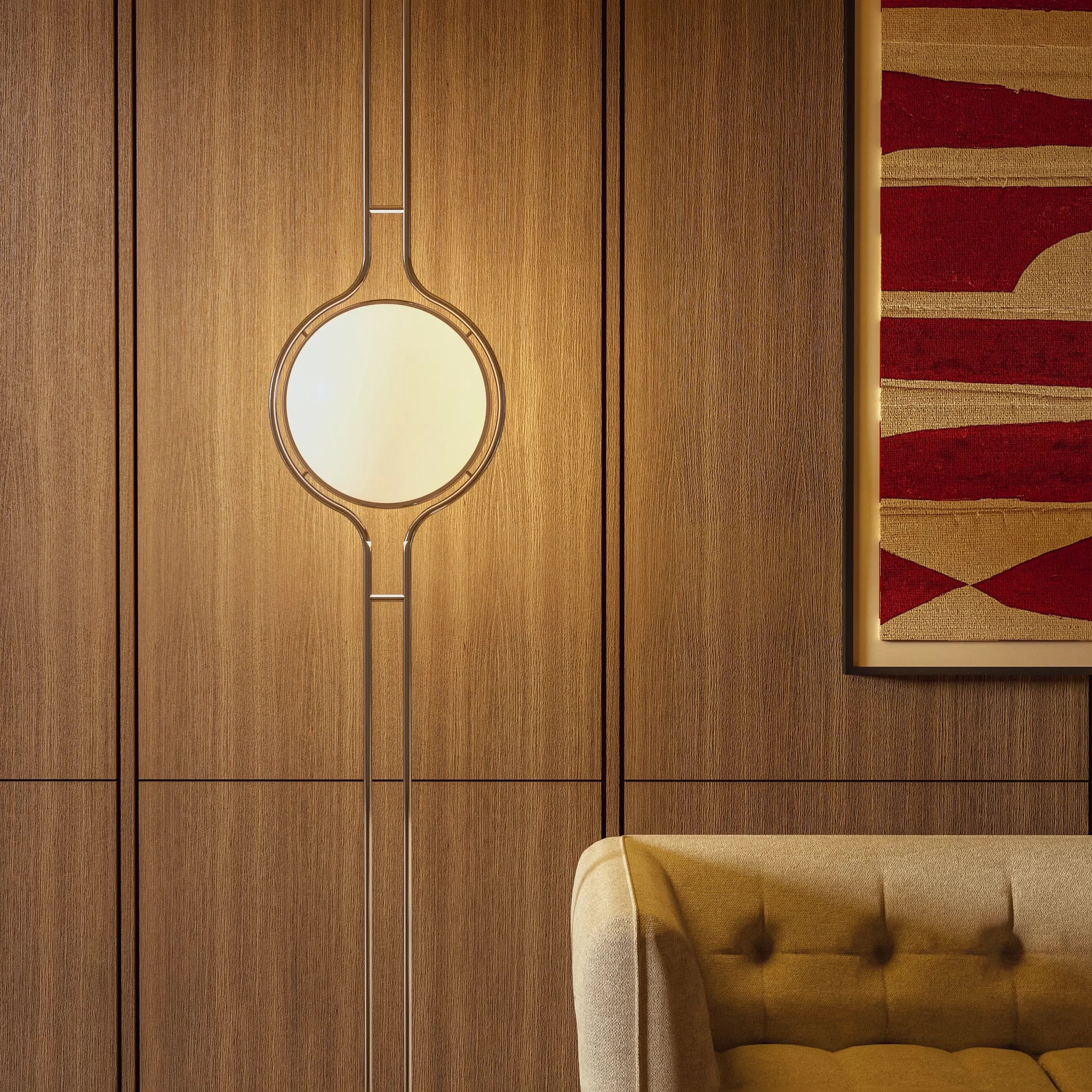 Essential Lamp with Incandescent, Art Deco, Standard Lamps - Acrylic Silver Model 5D87BD