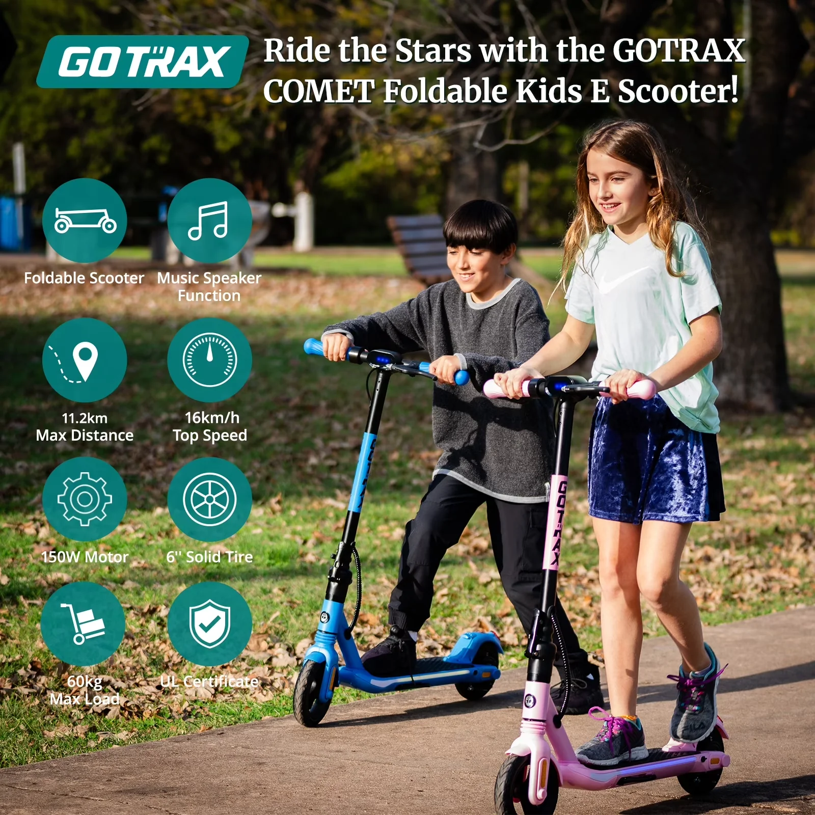 Versatile Scooter with 150W, Foldable, Portable - Pink Aluminum Alloy 6-12 Model 9831E3