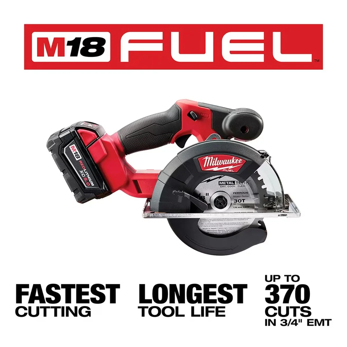 Versatile Power Saw with 2782-20 M18 FUEL Metal Circular - Black - Commercial Quality Model 074B4A