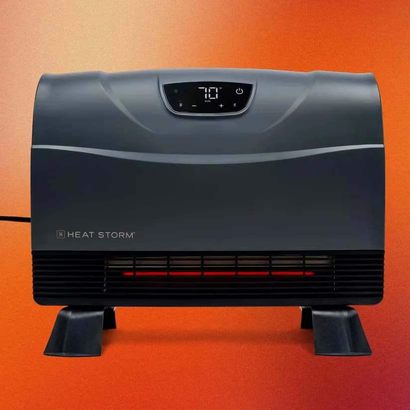 Versatile Portable And Electric Space Heater with 1500W, Child Lock - Gray Model 497255