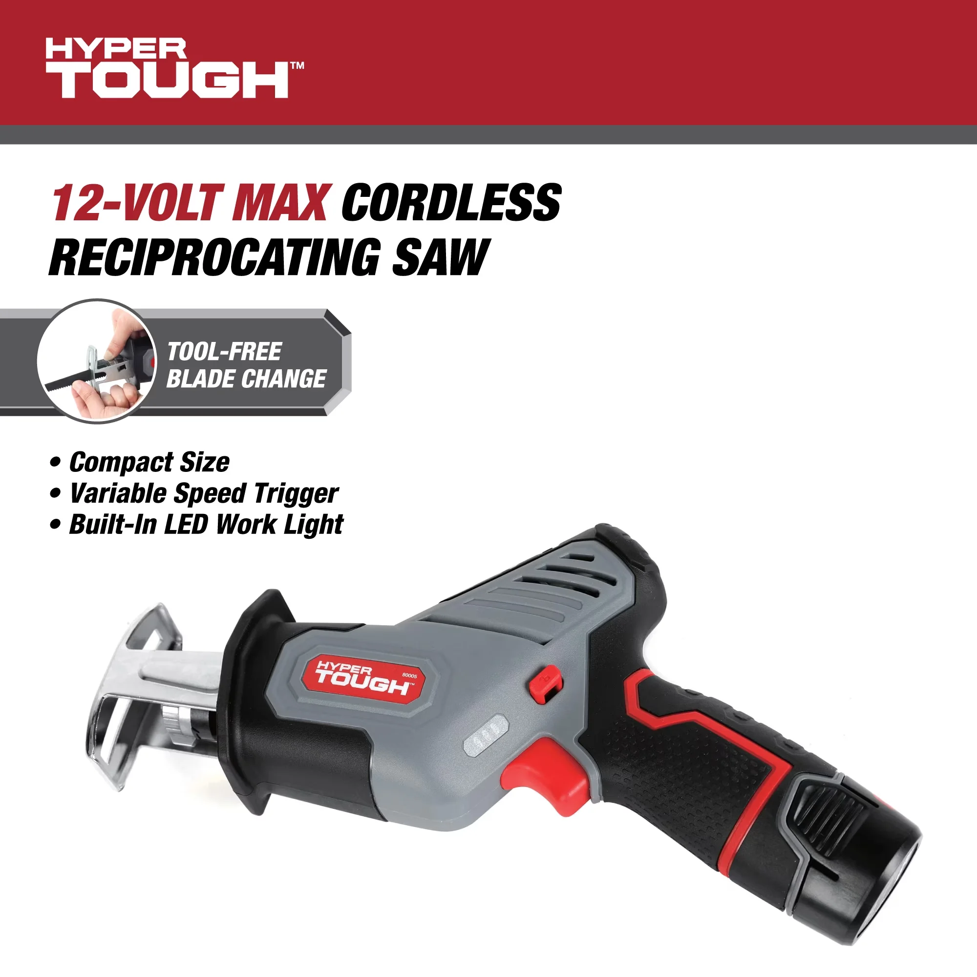 Sleek Power Saw with Battery, 12V, Battery Powered for Everyday Use - Model 193DE6