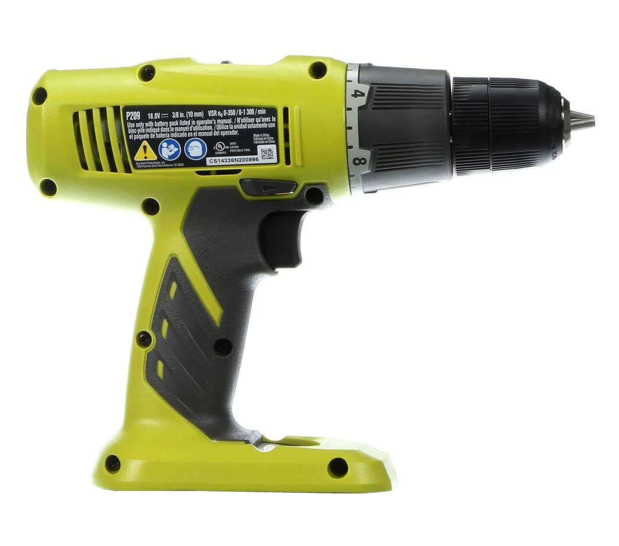 Premium Drills Driver with Battery, 18V, Impact Drivers - Green P209 - Low Maintenance Model CF0991