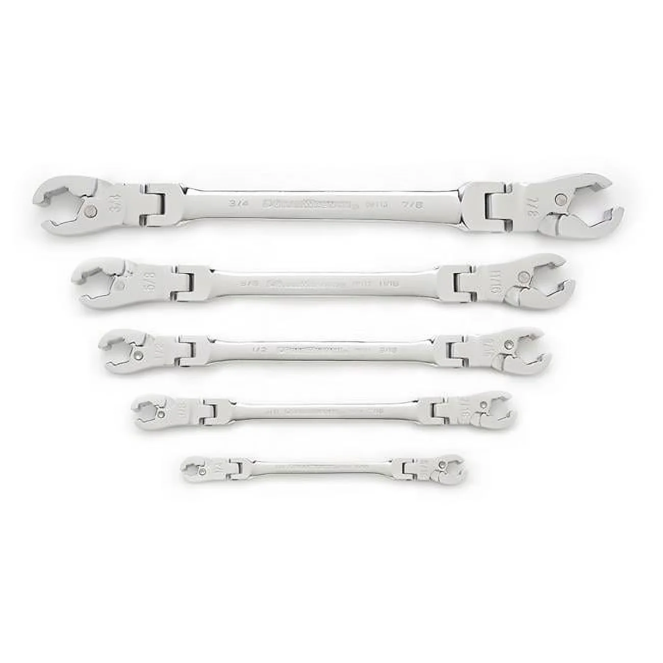 Essential Hand Tool Set with Metric ratchet flex flare nut wrench set, 6 Piece - Multicolor Model D9A53D