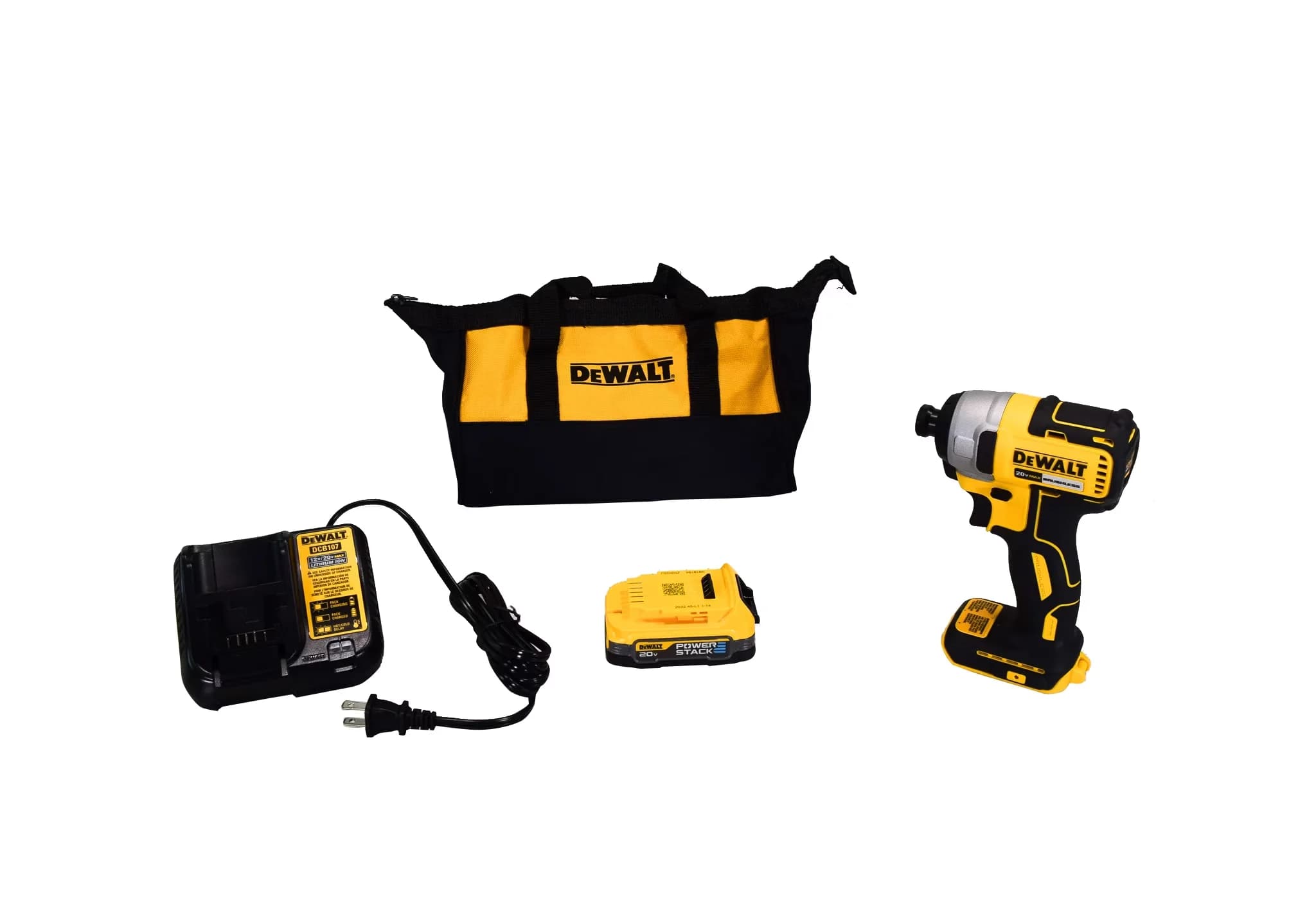 Stylish Drills Driver with Battery, 20V, Variable Speed - DCF787E1 - Professional Series Model 04ACFE
