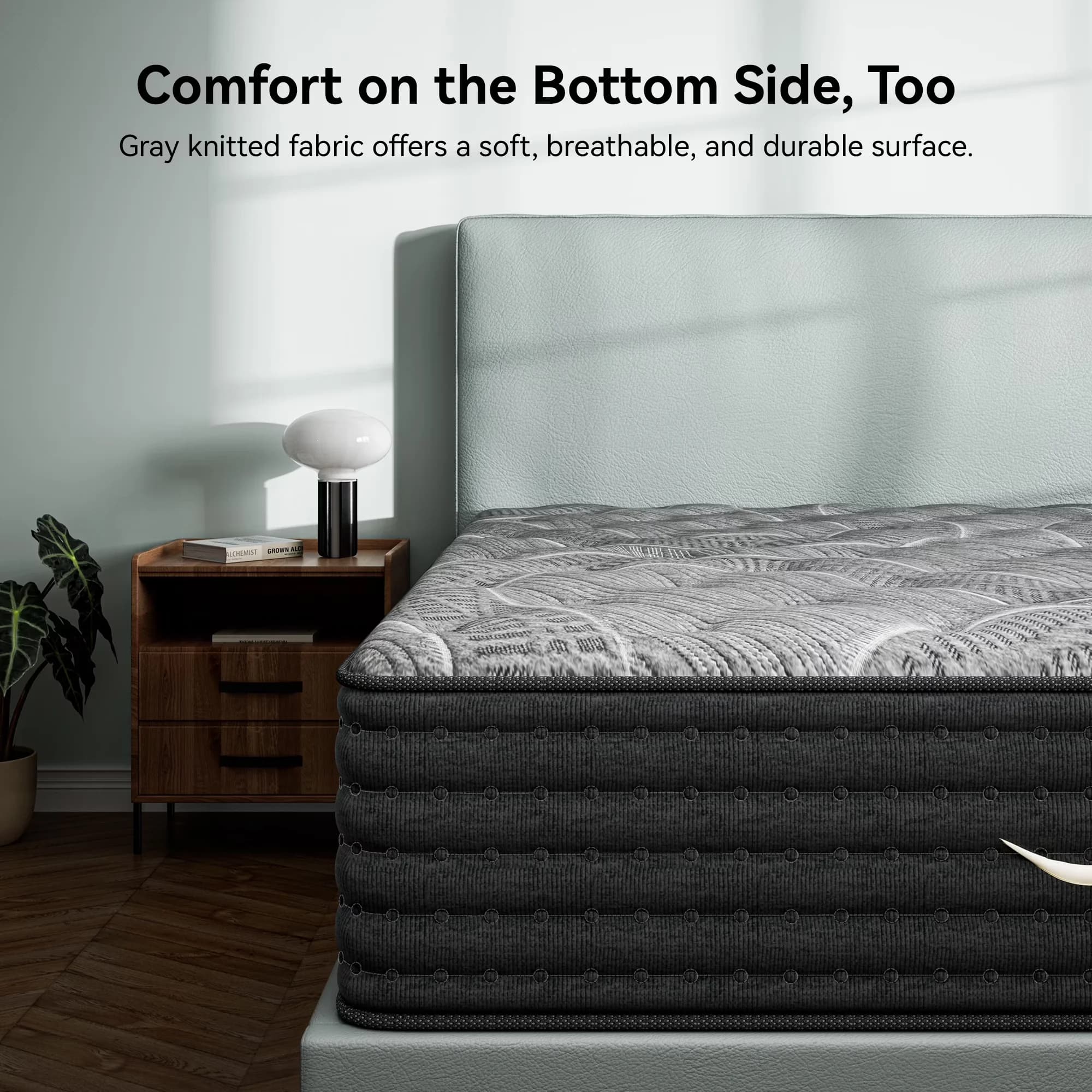 Mattresses Accessory Modern with Mattress-In-A-Box, Cooling Technology - White Foam;Memory Foam, Springs Model 80EFC2