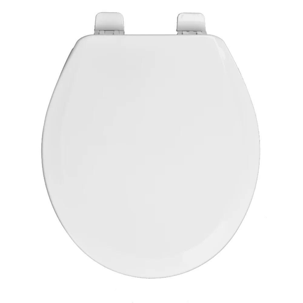 Quality Toilet Seats And Lid with Easy To Clean, Seat Shape: Round, 700-001 Round Molded Wood Seat - White Molded Wood Model 0D05BB