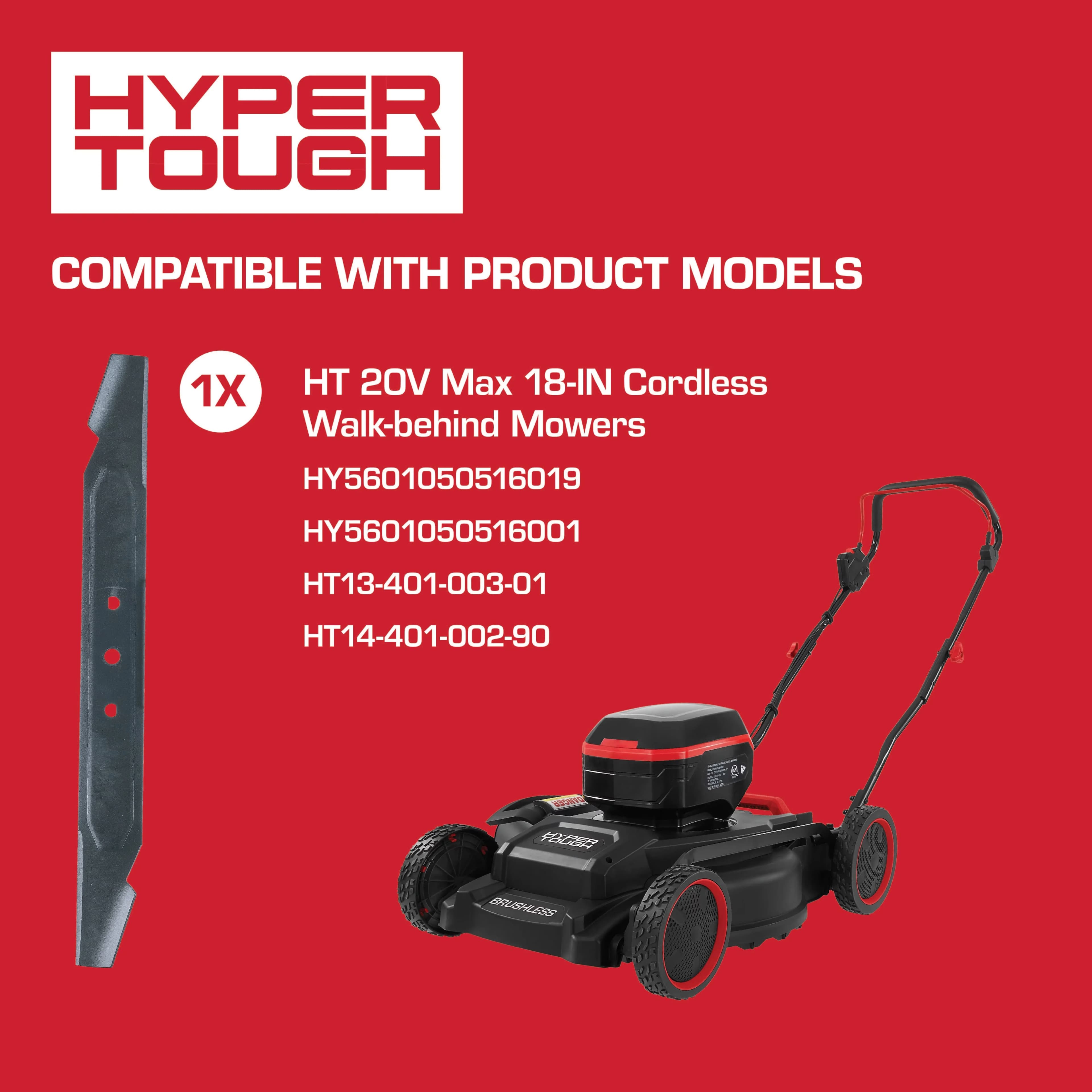 Replacement Parts Accessory Versatile with 20V, 18" Mower Blade - Universal Fit Model 438BC7