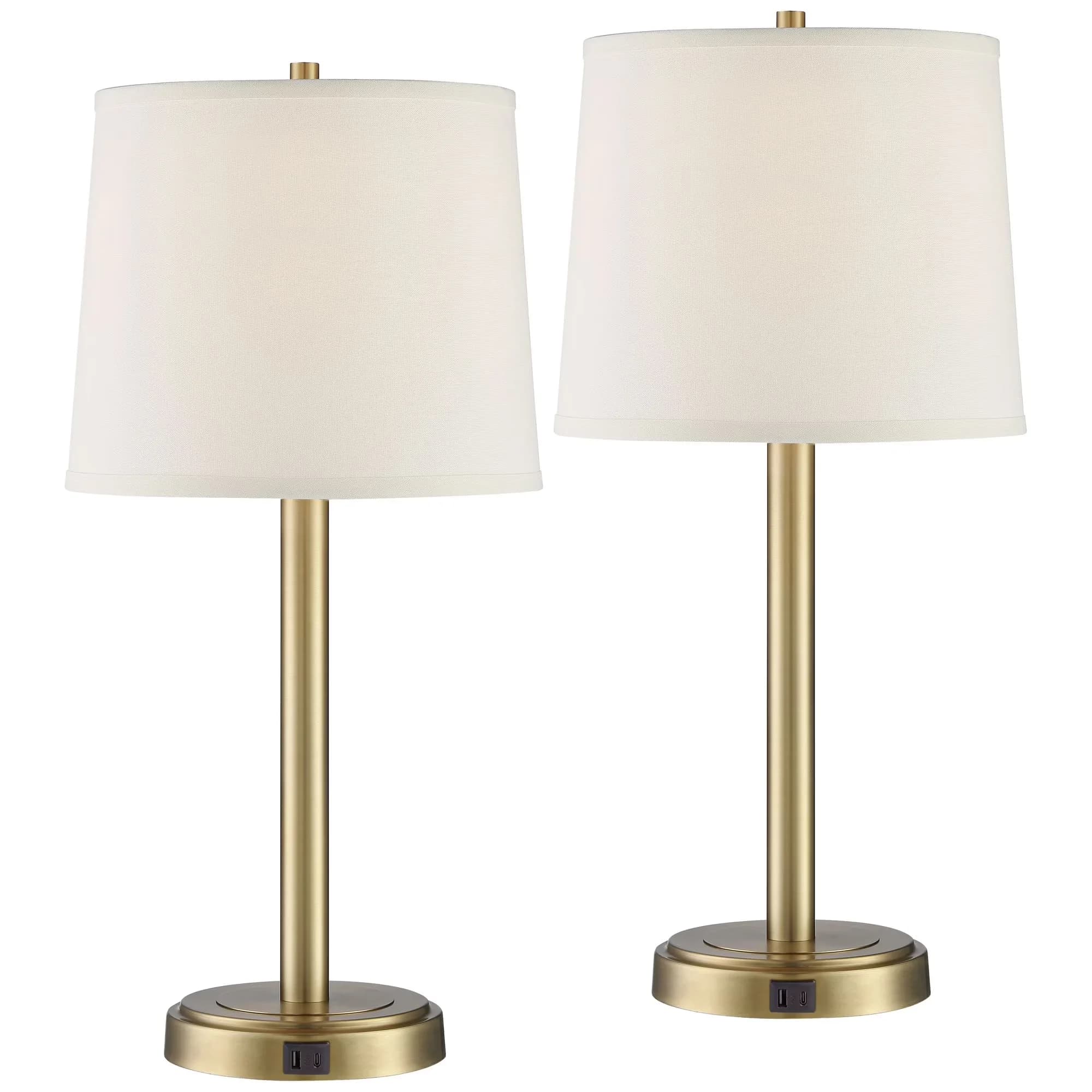 Stylish Lamp with Incandescent, Glam, Bedside Lamps - Gold Metal for Living Room, Bedroom Model E96950