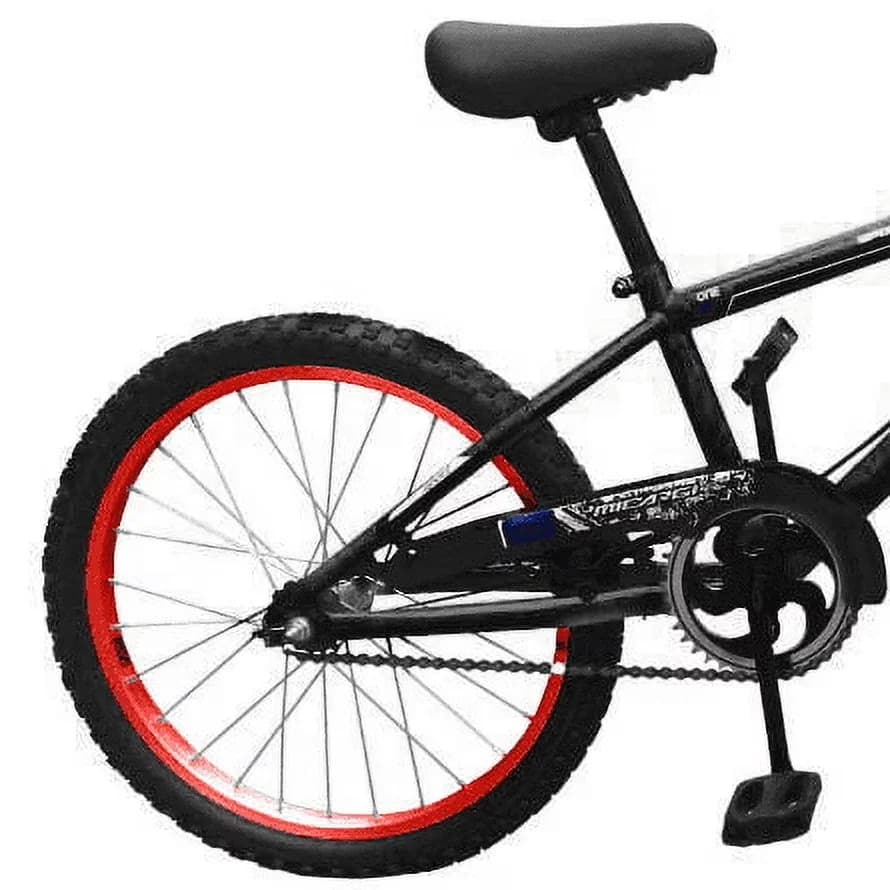 Versatile Kids Bike with Adjustable Seat, Size: 20"., Fork: hi-ten steel. - Black Model 79E3AB