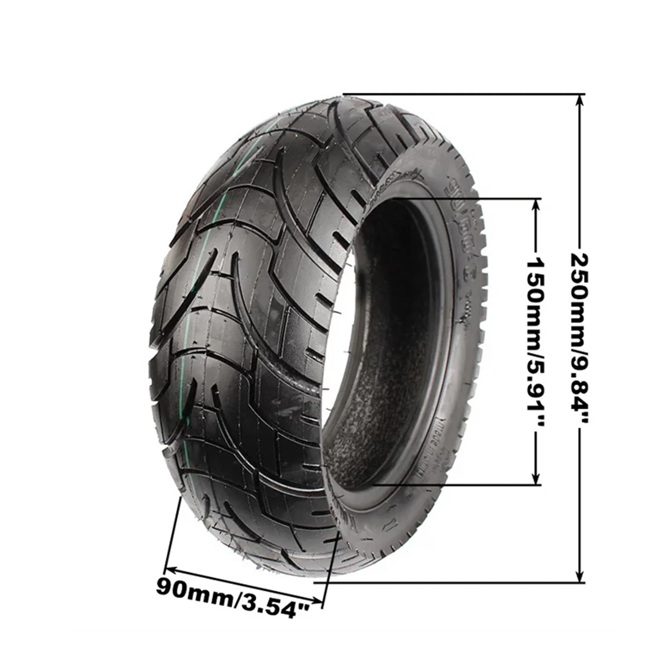 Durable Motor Home And Rv Tire with Anti-Skid, 90/60-6 Tubeless - Universal Fit Model B9EFE7