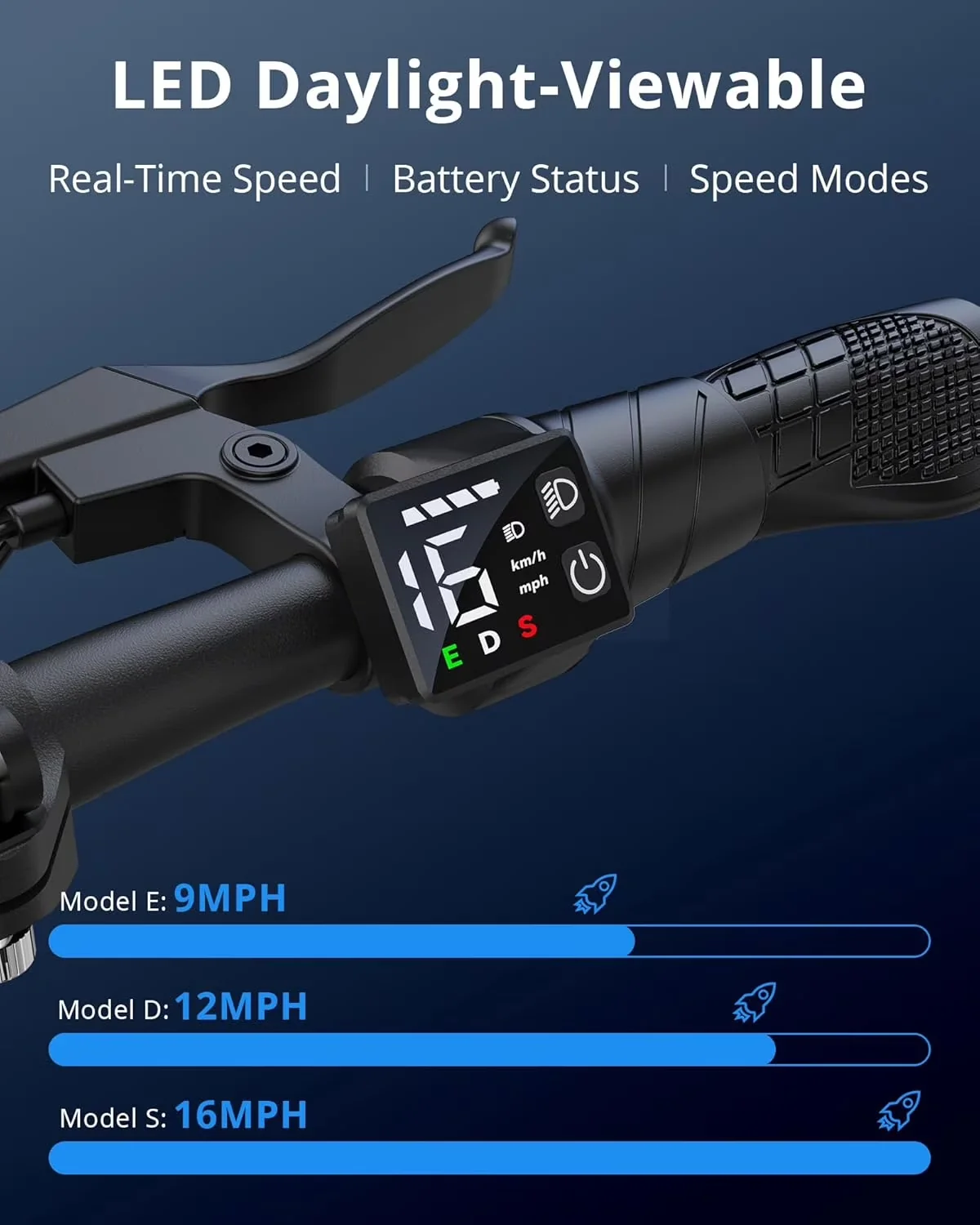 Scooter Durable with 450W, Headlights, Foldable - Aluminum Black - Residential Grade Model 326A09