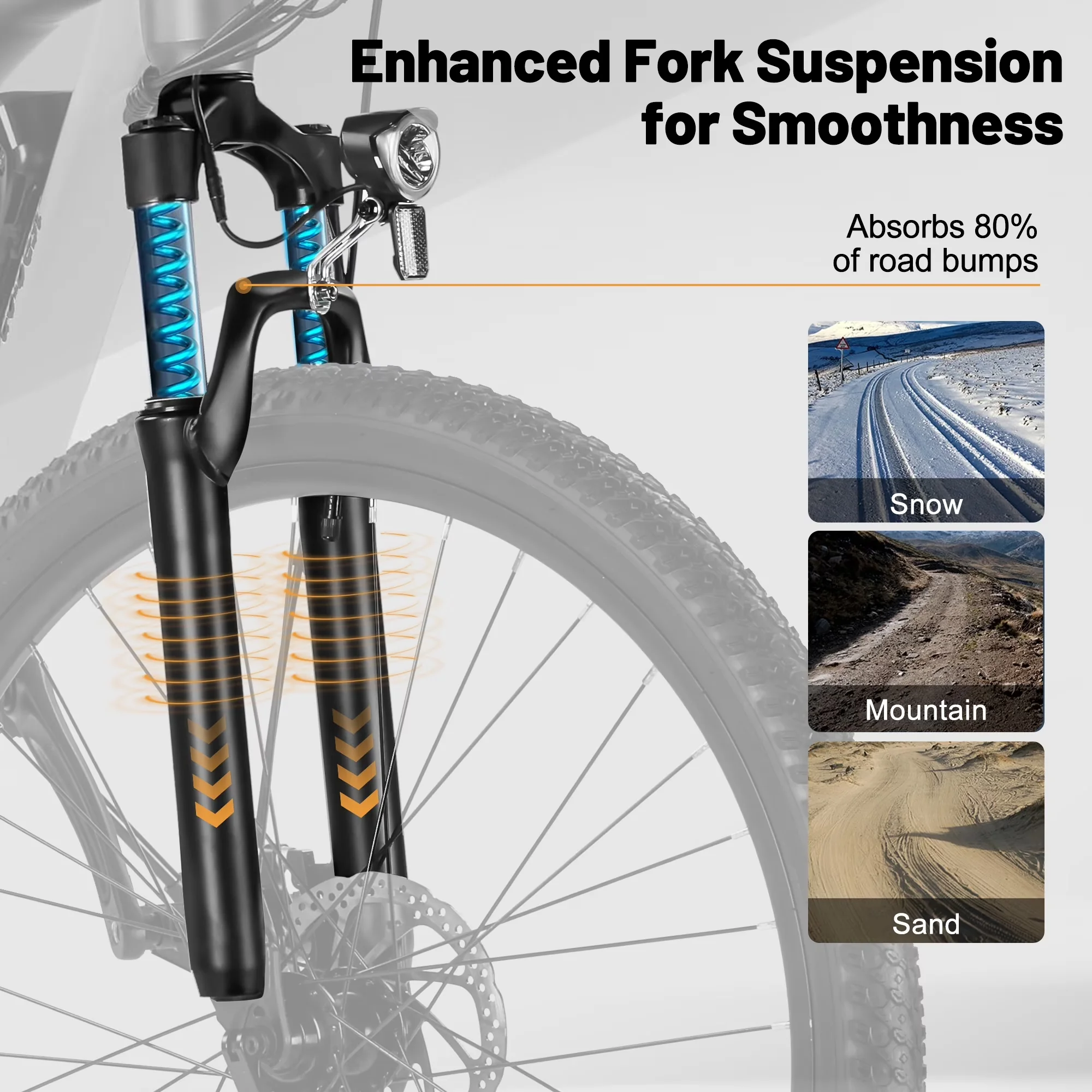 Versatile Electric Bike with 1200W, Adjustable Speed, 27.5" - Commercial Quality Model 7C97EE