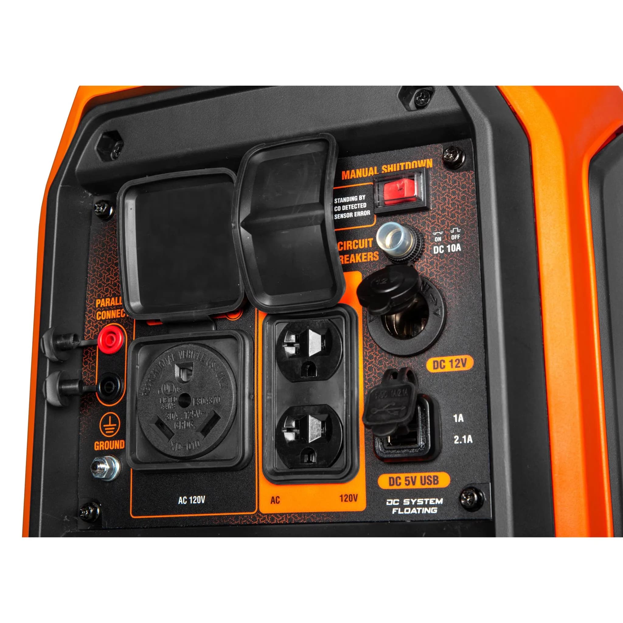 Classic Generator with 4500W, Co Shut-Off, Usb Port - 4500 for Multiple Applications Model 4FD59D