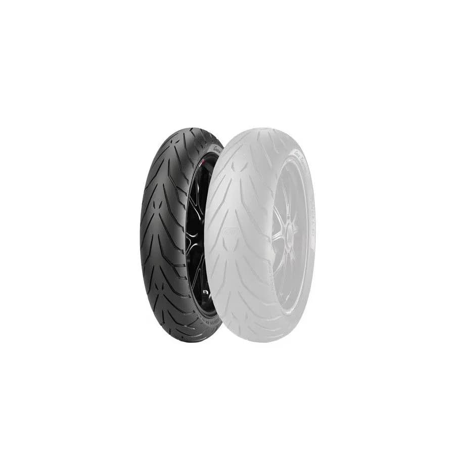 Motorcycle Tire Efficient with Heavy-Duty - Black 80ZR-18 - Standard Series Model AB71A1