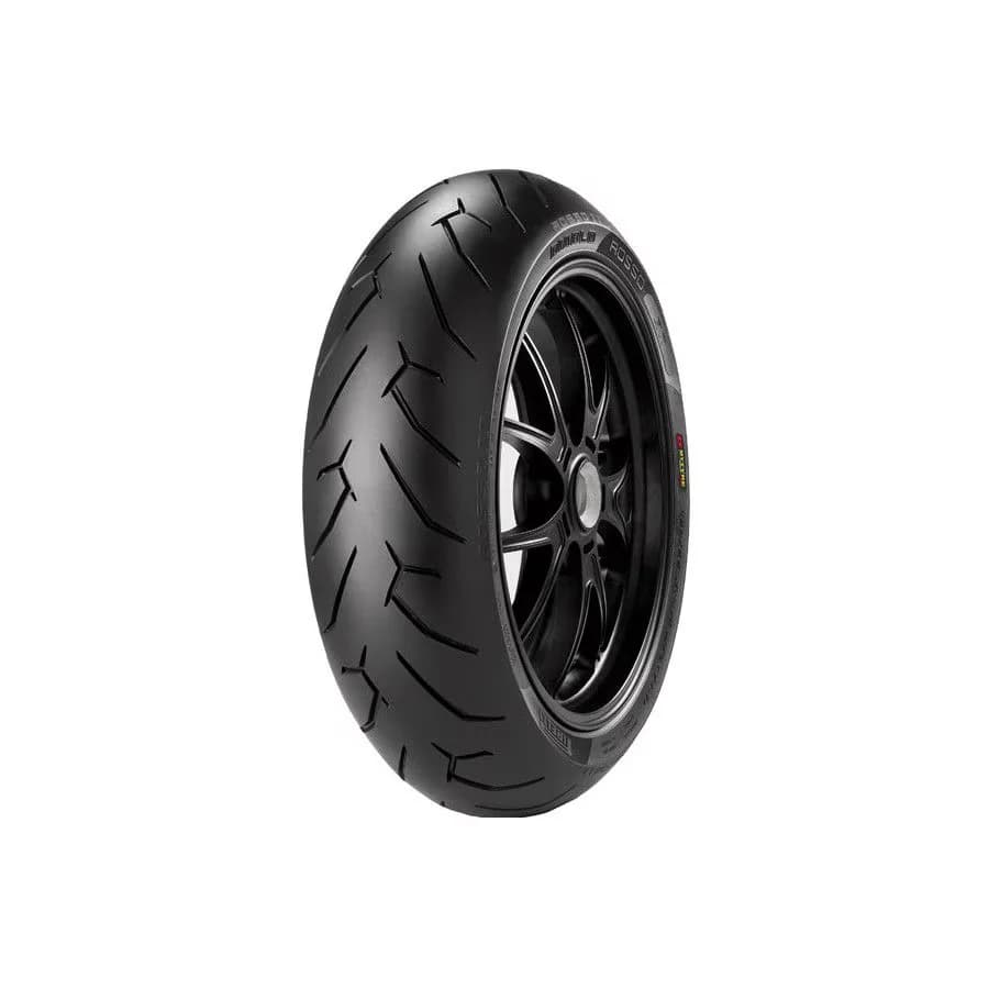 Efficient Motorcycle Tire - Black 60ZR-17 - Compact and Portable Model 46387A