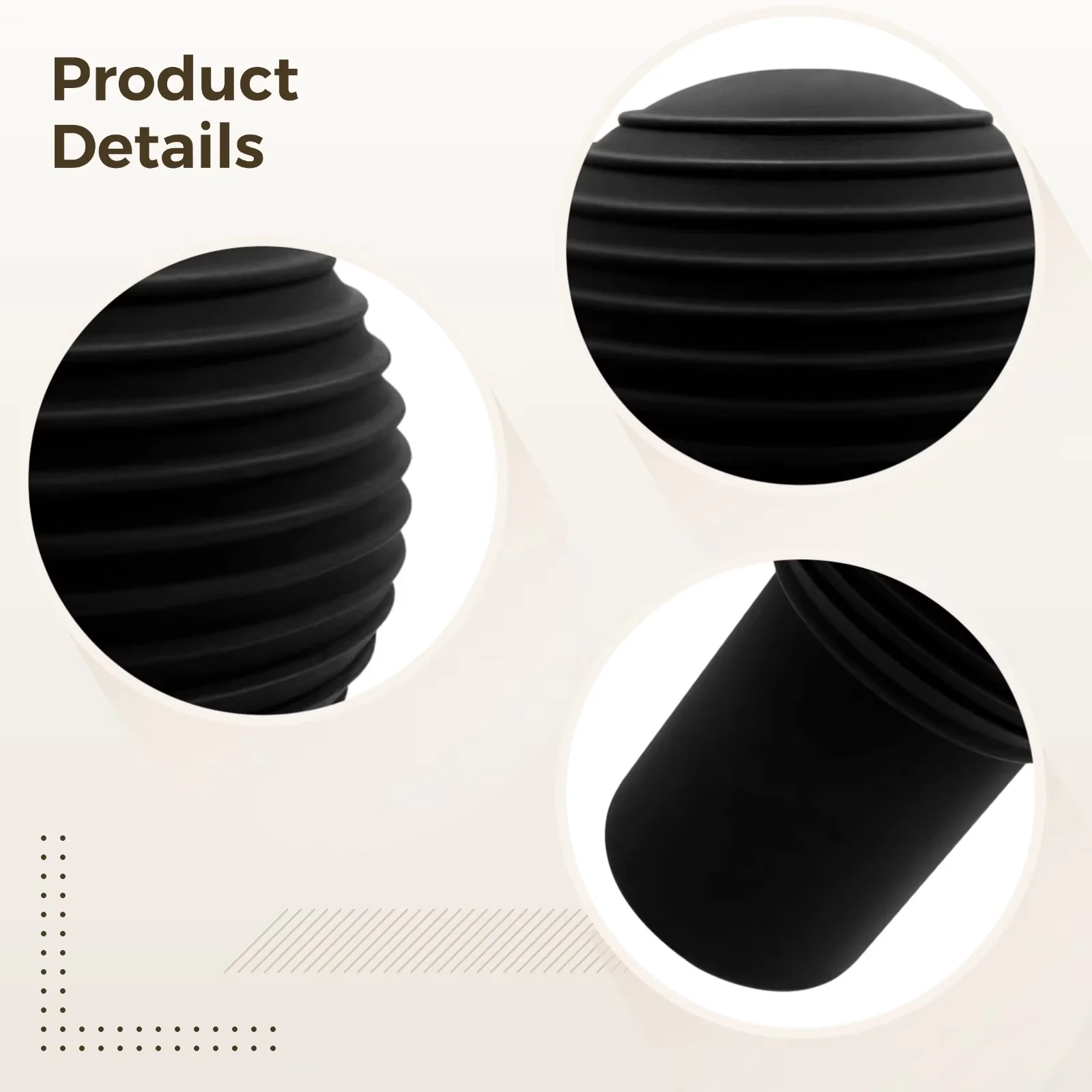 Compact Home Gym Accessory with Landmine Attachment - Black Silicone 2 in Model CD9260