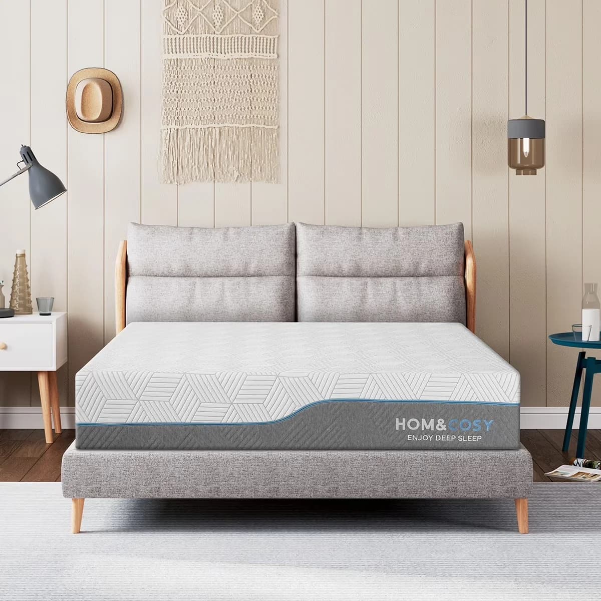 Innovative Mattresses Accessory with Breathable Construction, Ice Silk Cover - Green Memory Foam, Bamboo Model 889FB8