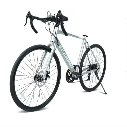 Road Bike Innovative with Lightweight, Adjustable Seat - Silver A28320R Model 6C7E7A