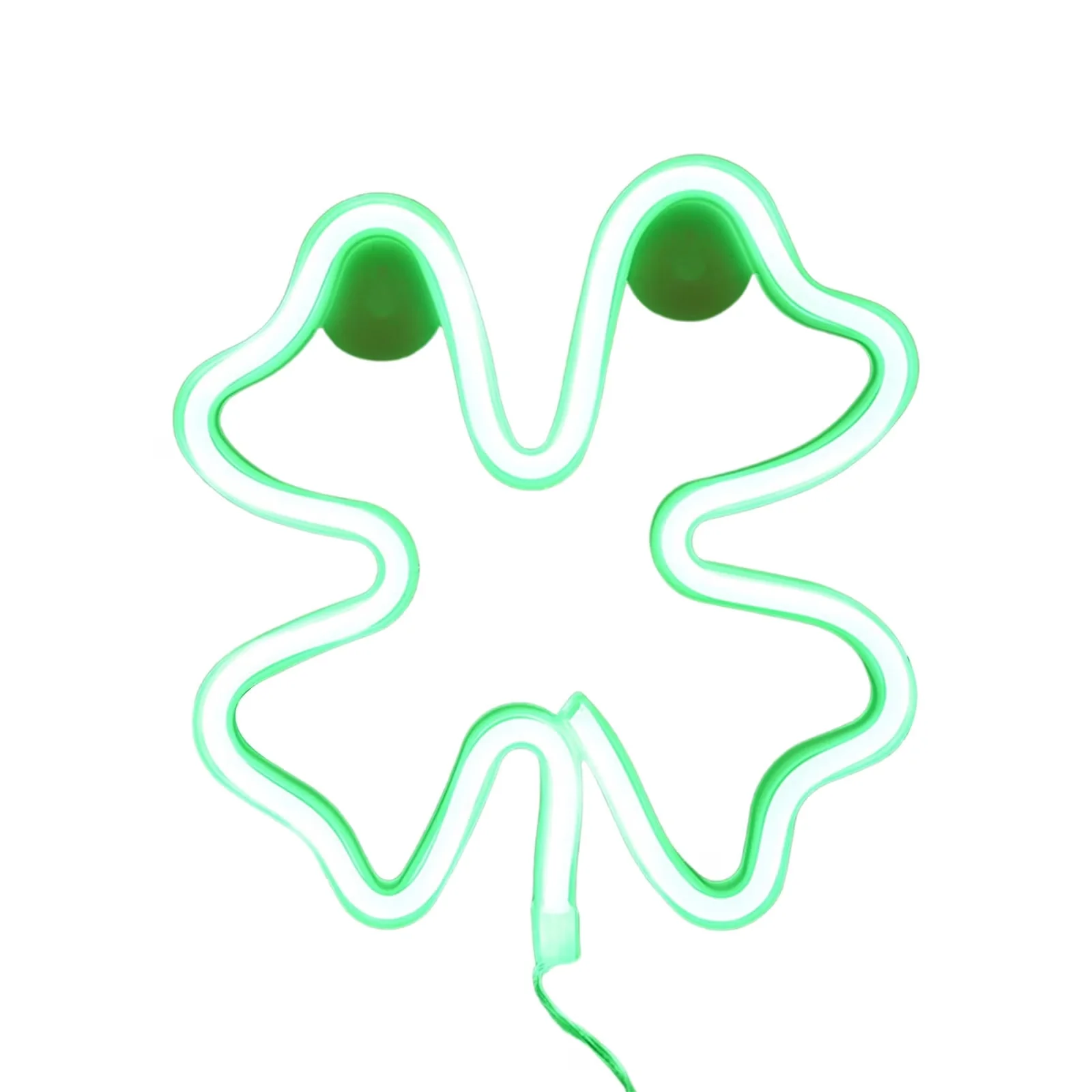 Innovative Novelty Light with LED, Battery, St. Patrick's Day LED Hanging Clover - Green Model FBDF27