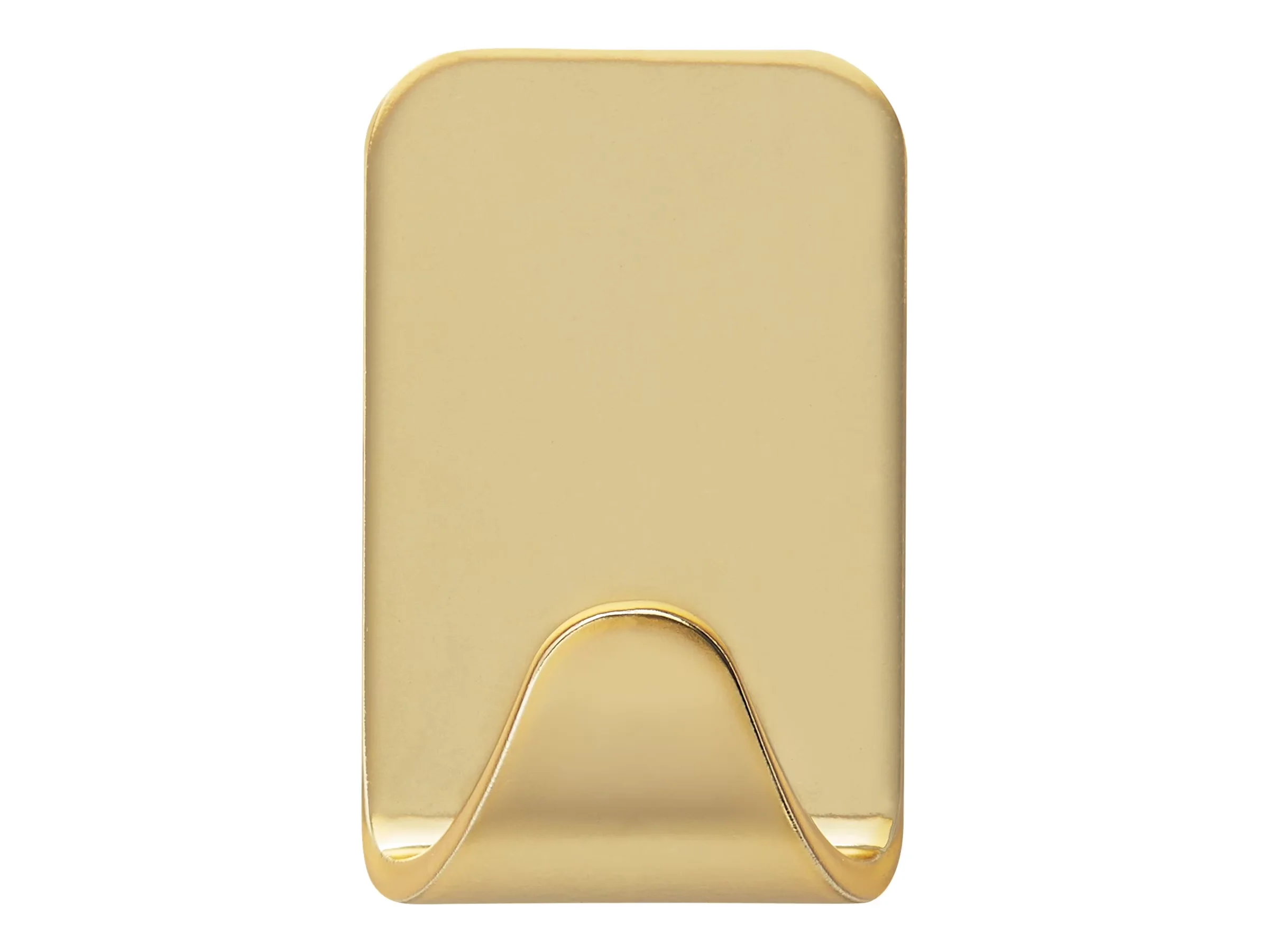 Damage-Free Hanging Compact with Easy Installation, 4 Pack, 0.5 lb Capacity - Metal Gold Model 48EC83