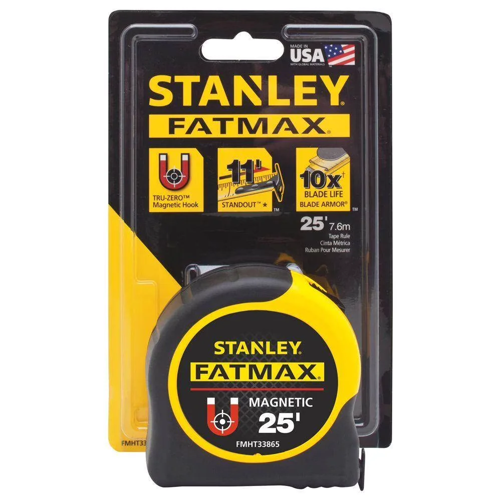 Measuring Layout Stylish with Magnetic - Yellow Metal 25 - Low Maintenance Model 42F5AB