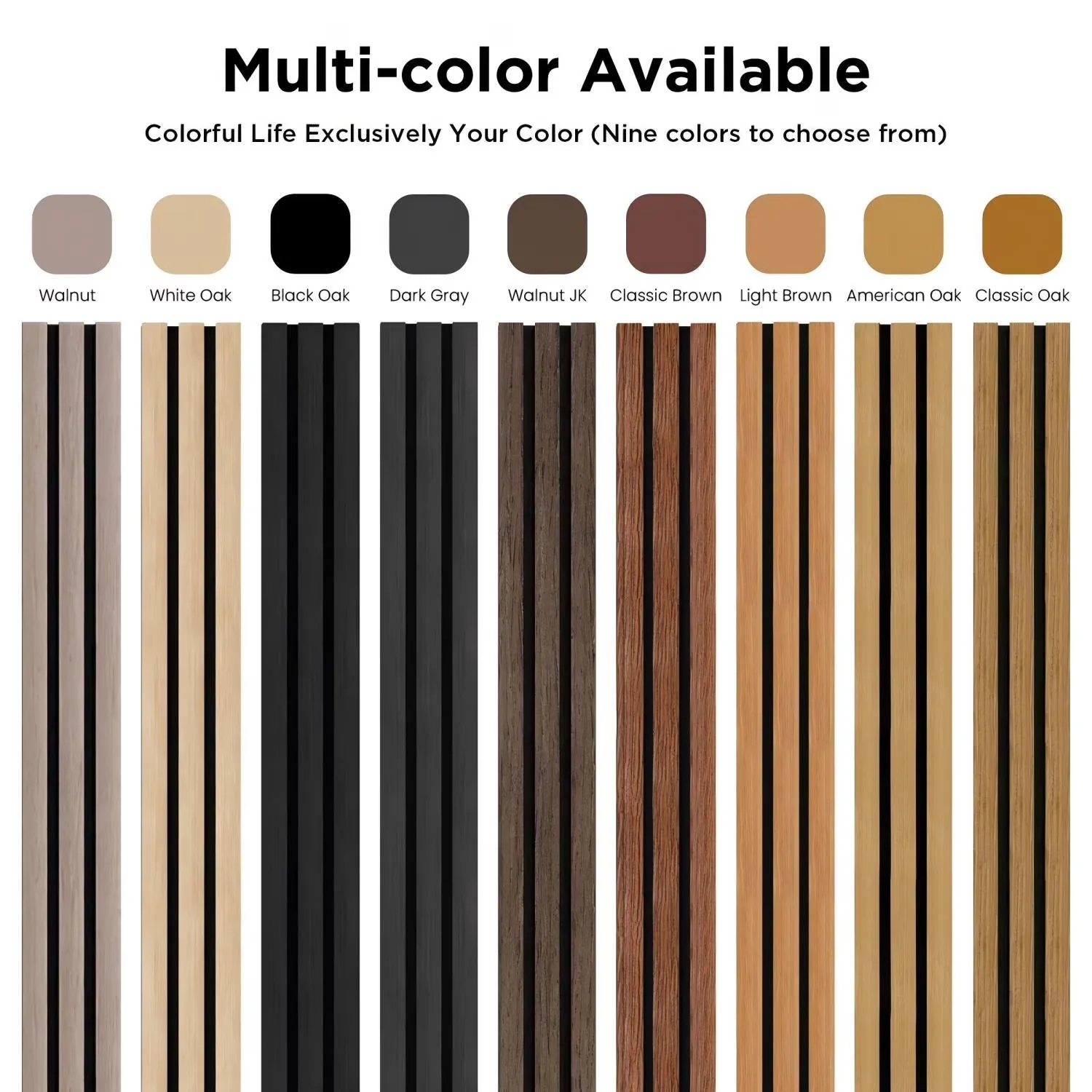 Premium Wallpaper Wall Decals Wall Covering with Durable, Classic Oak - 94" x 7.9" x 6 Model BA6E86