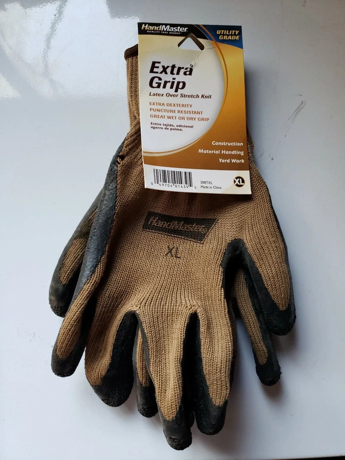 Sleek Protective Equipment - Latex XL Handmaster for Everyday Use Model 1A54B2