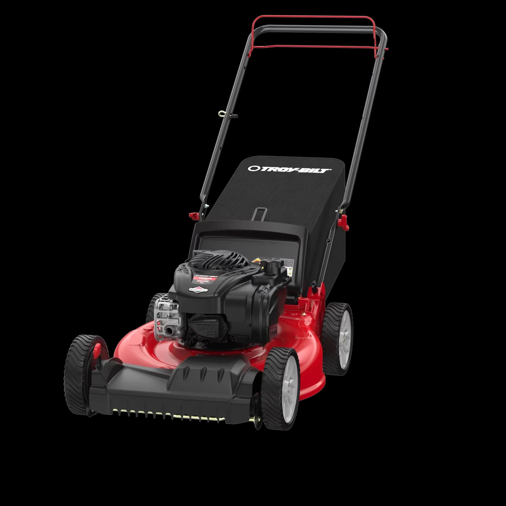 Modern Push Mower with Bagger, Mulching, TB200 - Red - Residential Grade Model 90785E