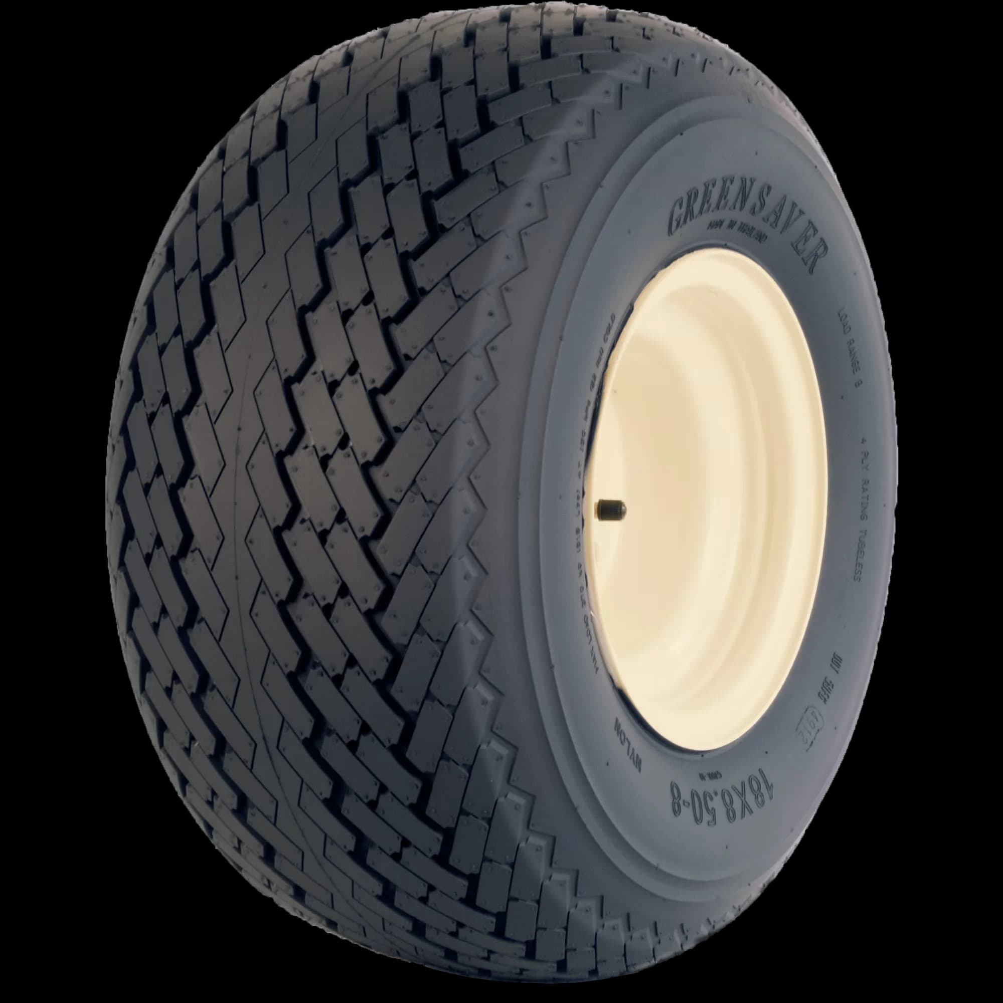 Compact Golf Cart Tire with Dot Approved, DOT approved for street use - 18X8 Model 2FBED4