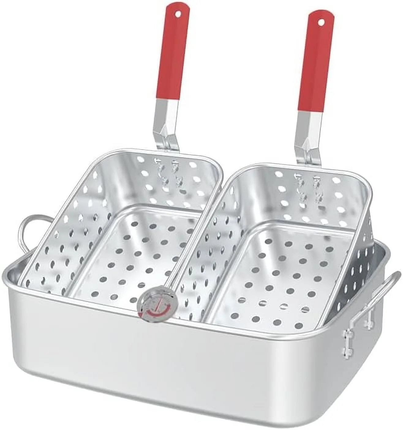 Stylish Outdoor Fryer with Aluminum Deep Pot, Rectangular Fish Basket for Outdoor - Model AF073C