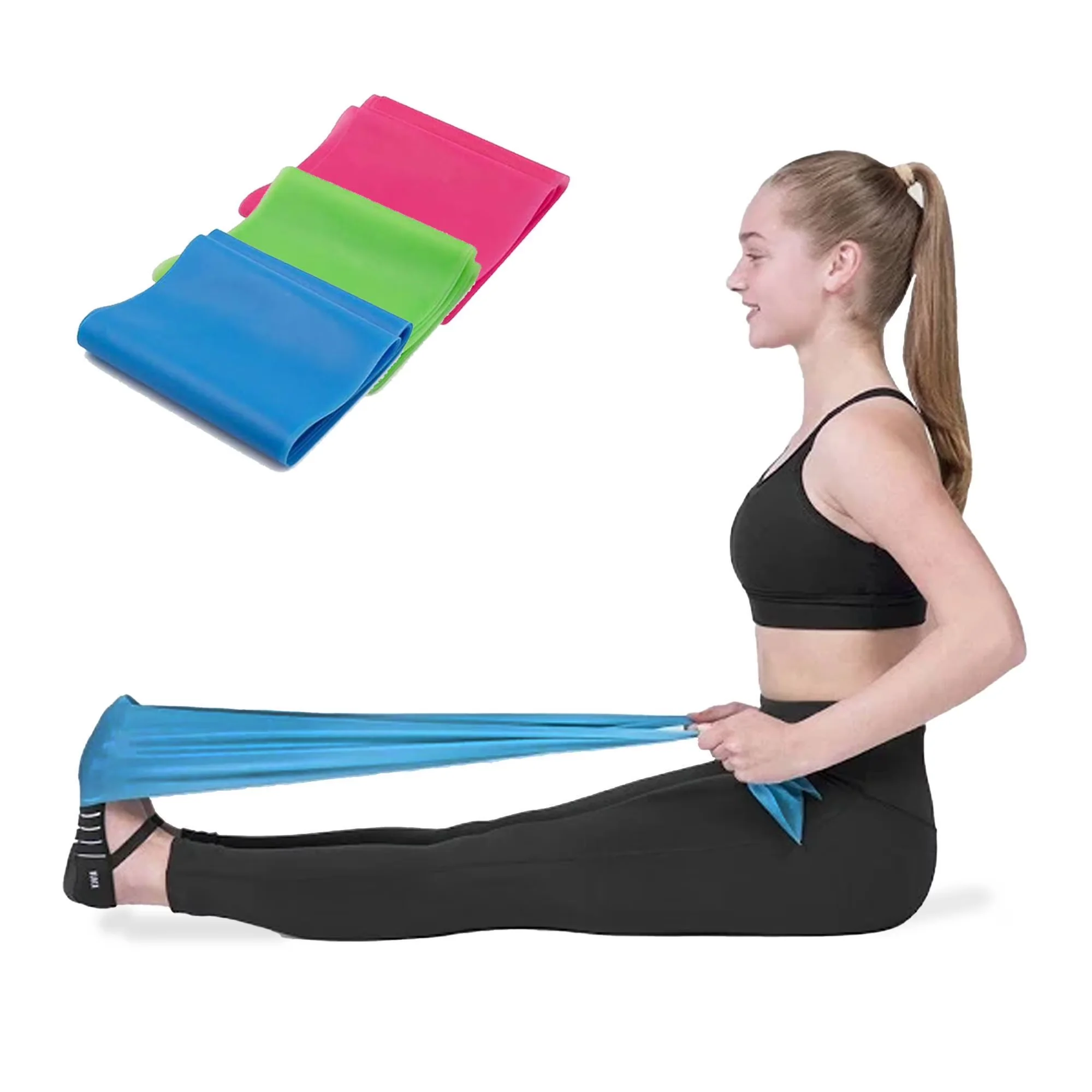 Home Gym Professional - Latex, Elastic Assorted Resistance - Commercial Quality Model 7C396F