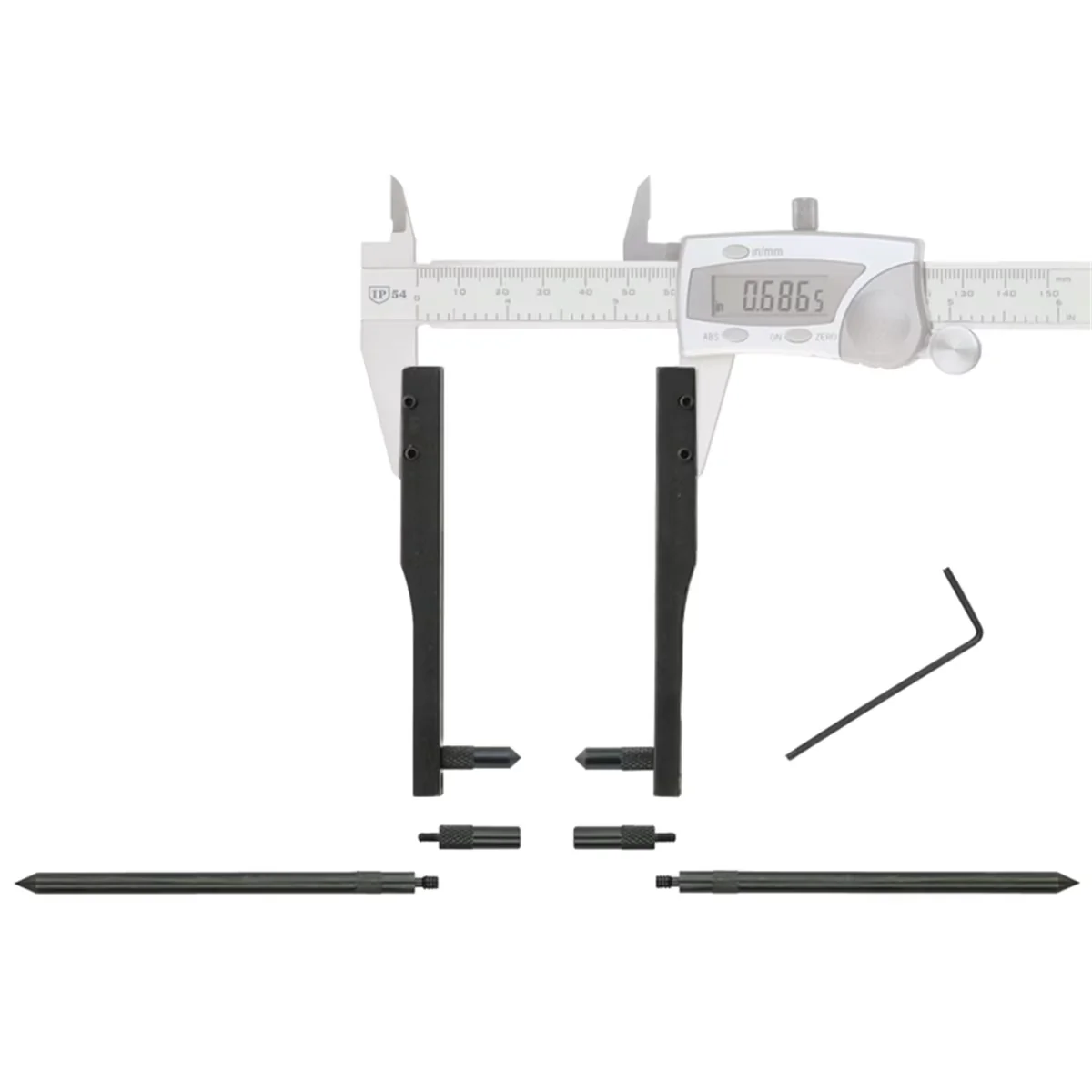 Quality Measuring Layout - Black 12" 72-010-777 for Multiple Applications Model E7CA07
