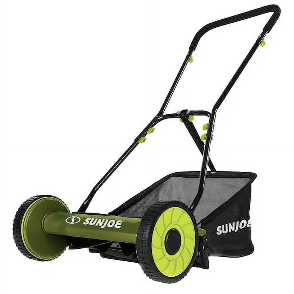 Push Mower Versatile with Comfort Grip, Adjustable, Manual Reel Lawn - 16 Model E6F849