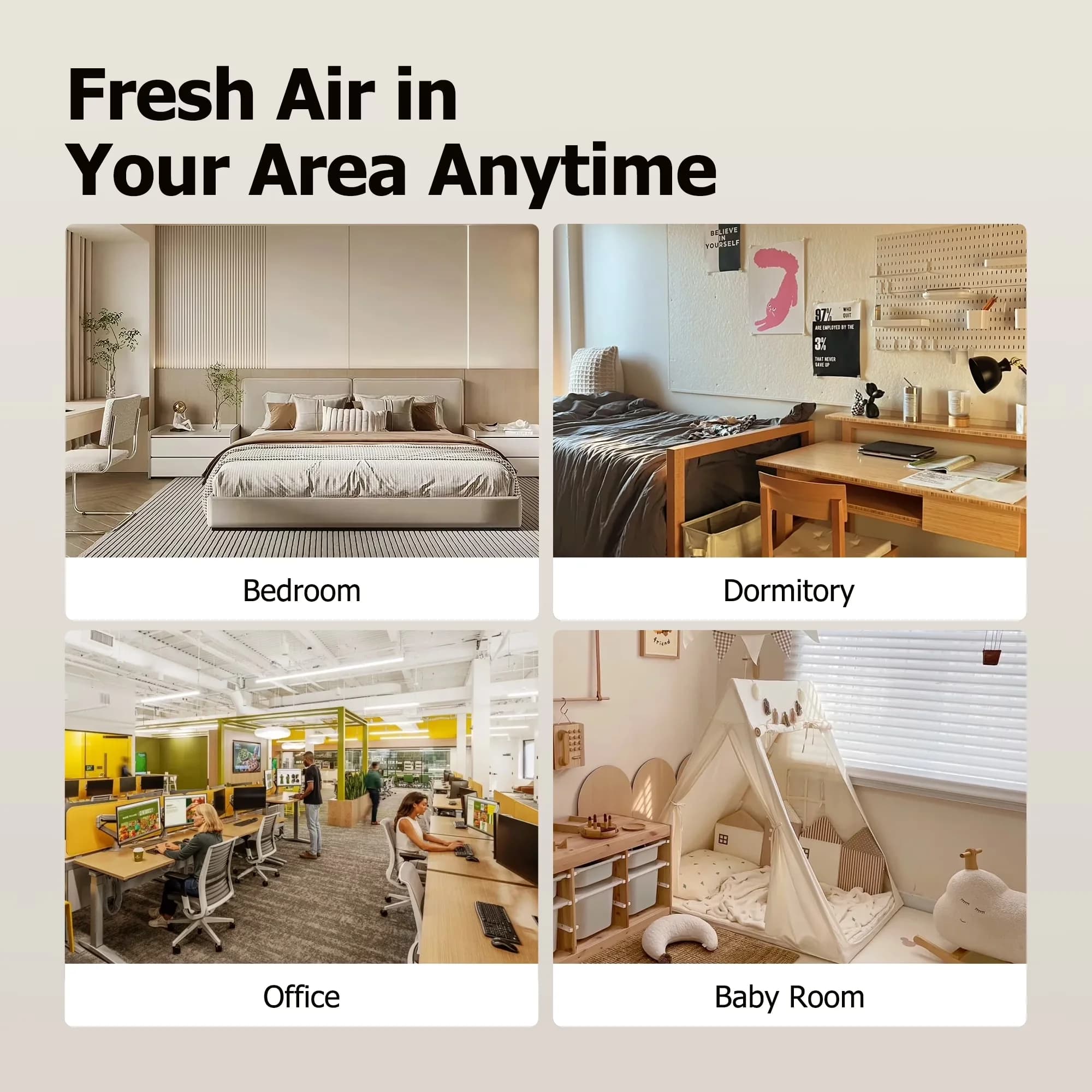 Reliable Air Purifier with Variable Speed, Filter Change Indicator, Hepa Filter - White for Home, Bedroom Model 72EA09