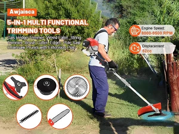 Quality Pole Saw with Extension Chainsaw Earmuffs - Red 5 in - Essential Collection Model 4EAF1C