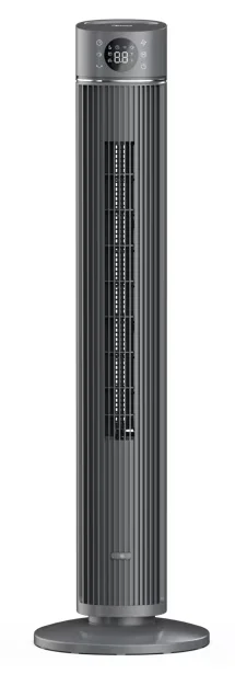 Fans In Cooling Essential with Remote Controlled, 12 Speed Settings, Wide-Angle Oscillation - Plastic Gray Model 622587