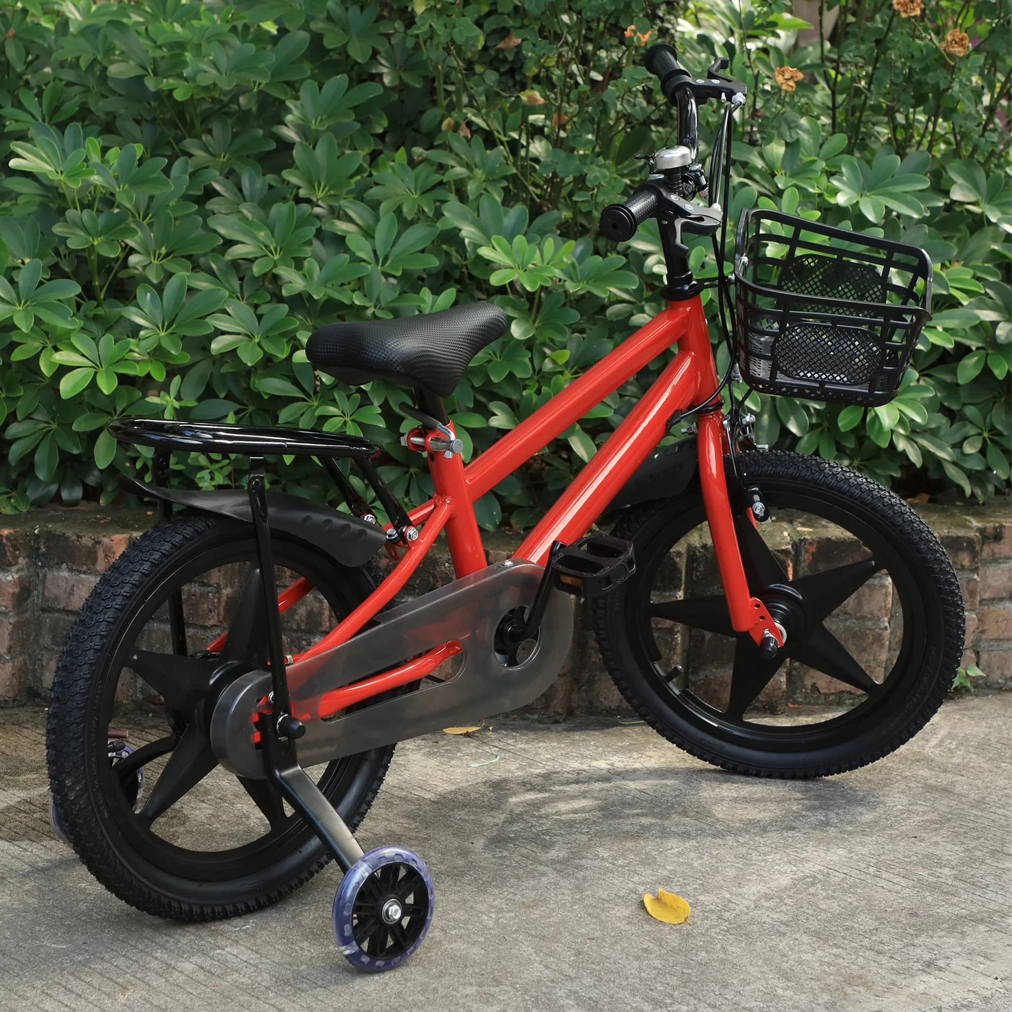 Durable Kids Bike with Adjustable Seat, 2. Adjustable Seat., Cruiser - Red Model 8263E2